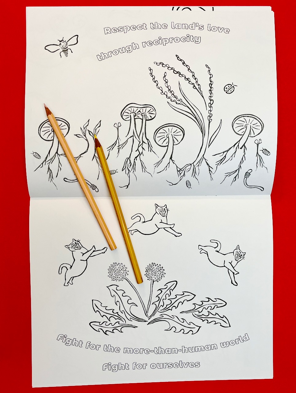 "Let Love Lead You to Rebellion" Coloring Book - Image 2